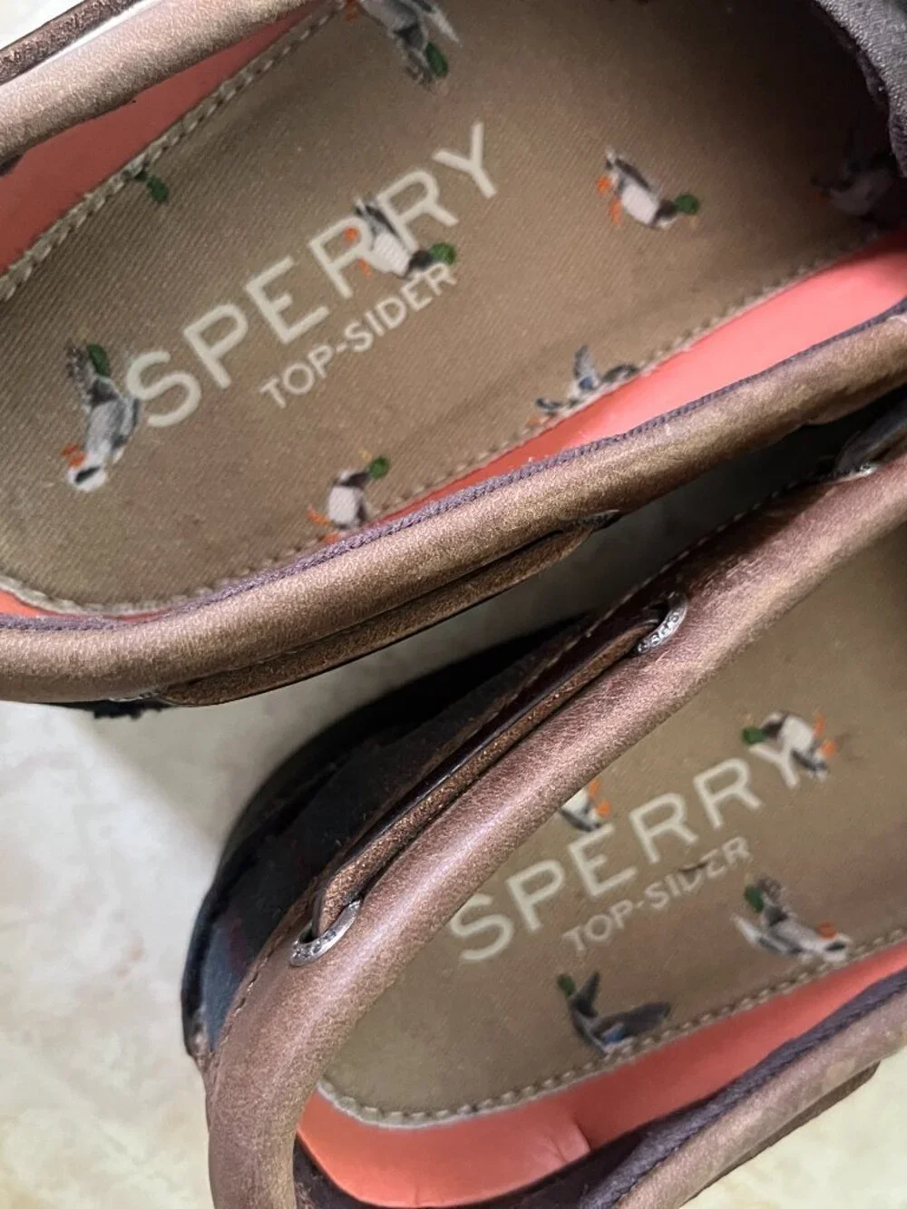 NWOB Sperry Top Sider Mens Sz 7.5 AO Ltd Edition Plaid Oil Cloth and Leather